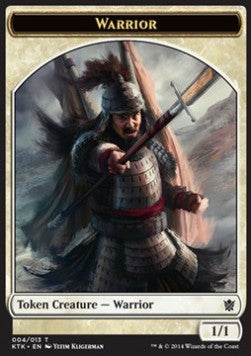 Warrior 004/013 Khans of Tarkir Token