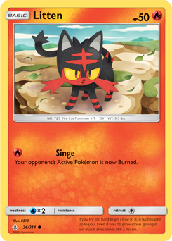 Unbroken Bonds 026/214 Litten (Reverse Holo)