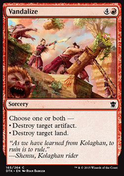 Dragons of Tarkir 165/264 Vandalize