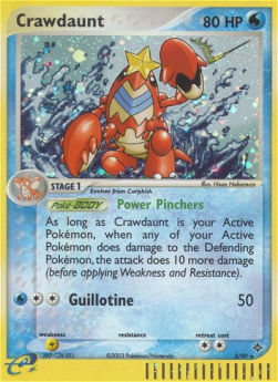 EX Dragon 03/97 Crawdaunt (Holo)