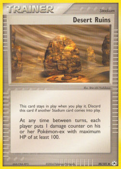 EX Hidden Legends 088/101 Desert Ruins (Holo)