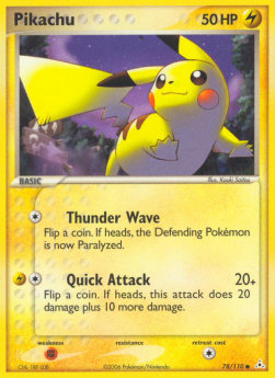 EX Holon Phantoms 078/110 Pikachu