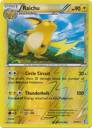 Generations 27/83 Raichu (Holo)