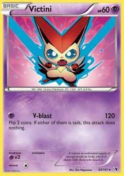 Noble Victories 043/101 Victini (Reverse Holo)