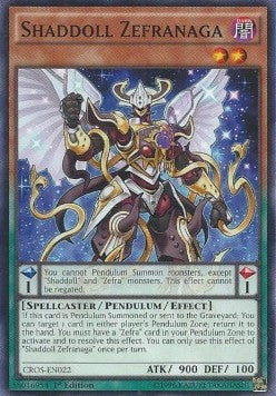 Shaddoll Zefranaga Yu-Gi-Oh! (CROS-EN022)