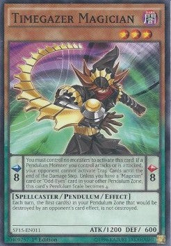 Timegazer Magician Yu-Gi-Oh! (SP15-EN011)