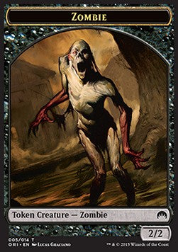 Zombie 005/014 Magic Origins Token