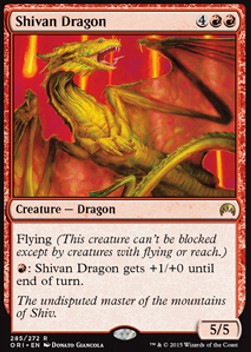 Magic Origins 285/272 Shivan Dragon