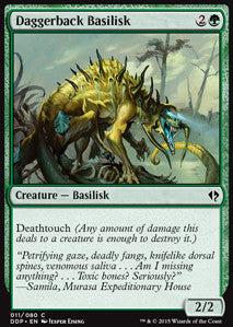 Duel Decks: Zendikar VS. Eldrazi 011/080 Daggerback Basilisk