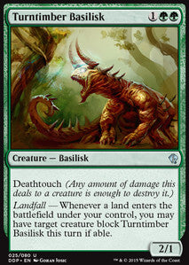 Duel Decks: Zendikar VS. Eldrazi 025/080 Turntimber Basilisk