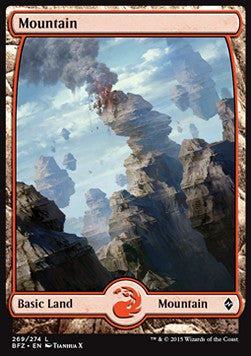 Battle for Zendikar 269/274 Mountain (Full Art)