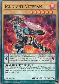 Igknight Veteran Yu-Gi-Oh! (DOCS-EN031)