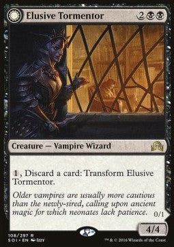 Shadows Over Innistrad 108/297 Elusive Tormentor//Insidious Mist