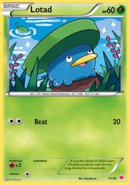 XY Trainer Kit 8 11/30 Lotad (A)