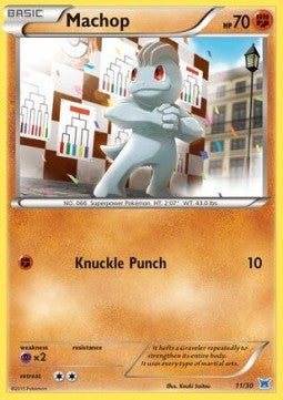 XY Trainer Kit 8 11/30 Machop (O)