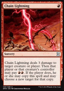 Eternal Masters 123/249 Chain Lightning (Foil)