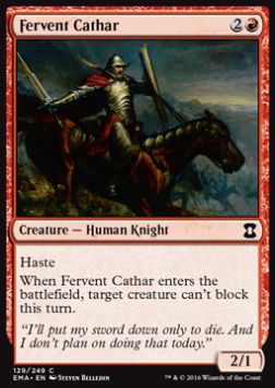 Eternal Masters 129/249 Fervent Cathar (Foil)