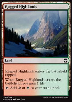 Eternal Masters 243/249 Rugged Highlands (Foil)