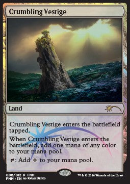 Friday Night Magic 2016 008/012 Crumbling Vestige (Foil Promo)