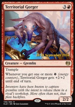 Kaladesh 136/264 Territorial Gorger (Date Stamped Foil)(Sealed)