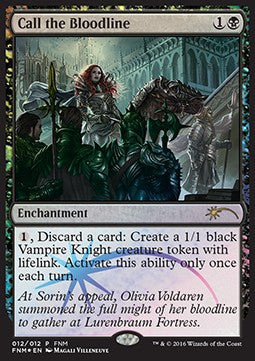 Magic: The Gathering Promo FNM 012/012 Call the Bloodline