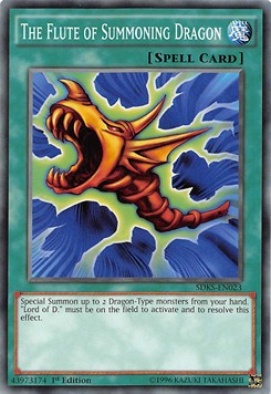 The Flute of Summoning Dragon Yu-Gi-Oh! (SDKS-EN023)