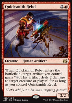 Aether Revolt 093/184 Quicksmith Rebel