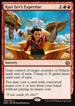 Aether Revolt 086/184 Kari Zev's Expertise