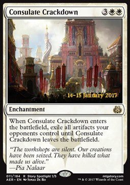 Aether Revolt 011/184 Consulate Crackdown (Date Stamped Foil)