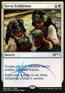 Magic: The Gathering Promo FNM 004/012 Servo Exibition (Foil)