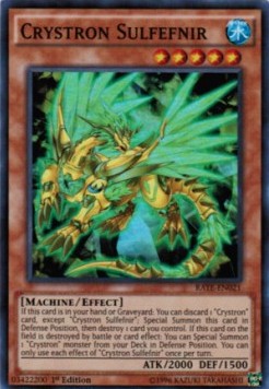 Crystron Sulfefnir (Super Rare)(RATE-EN021)