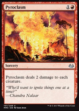 Modern Masters 2017 107/249 Pyroclasm