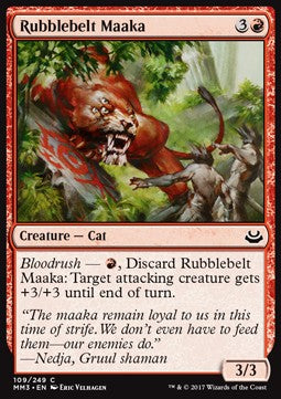 Modern Masters 2017 109/249 Rubblebelt Maaka