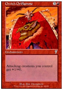 Seventh Edition 206/350 Orcish Oriflamme (Foil)