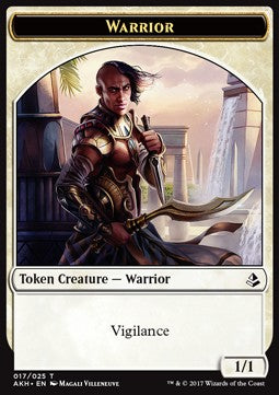 Warrior 017/025 Amonkhet Token