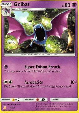 SM Trainer Kit 10 06/30 Golbat (A)