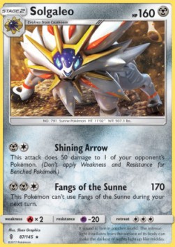 Guardians Rising 087/145 Solgaleo (Shatter Holo)