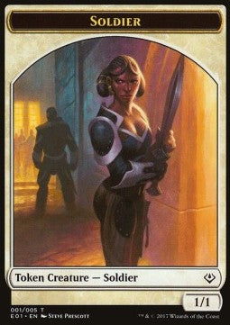 Soldier 001/005 Spirit 002/005 Archenemy Nicol Bolas Token