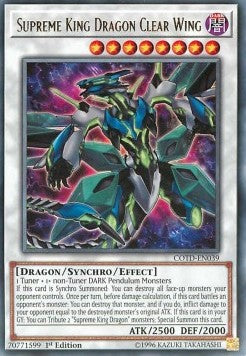 Supreme King Dragon Clear Wing (Rare)(COTD-EN039)