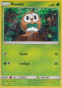 McDonalds 2017 01/12 Rowlet (Holo)