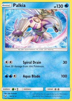 Shining Legends 24/73 Palkia (Holo)