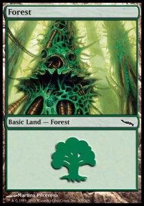 Mirrodin 305/306 Forest