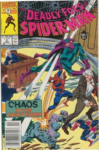 The Deadly Foes of Spider-man #2 Marvel Comics (1991)