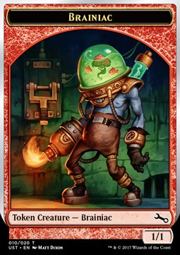 Brainiac 010/020 Unstable Token (Foil)