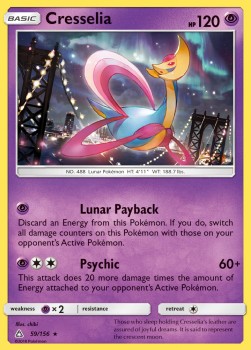 Ultra Prism 059/156 Cresselia (Reverse Holo)