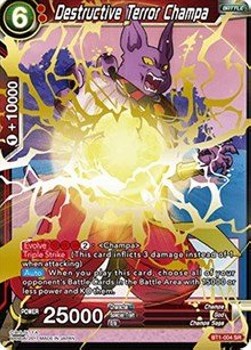 Destructive Terror Champa (Foil)(BT1-004SR) Dragon Ball Super