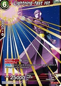 Lightning-Fast Hit (Foil)(BT1-011SR) Dragon Ball Super