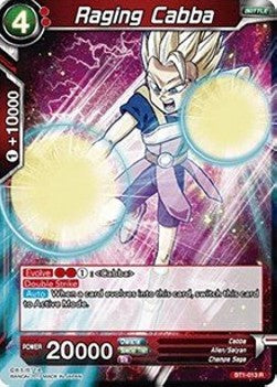 Raging Cabba (Foil)(BT1-013R) Dragon Ball Super