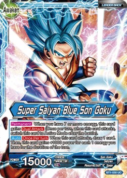 Son Goku/Super Saiyan Blue Son Goku (BT1-030UC) Dragon Ball Super