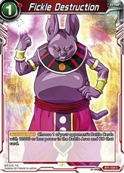 Fickle Destruction (BT1-026C) Dragon Ball Super